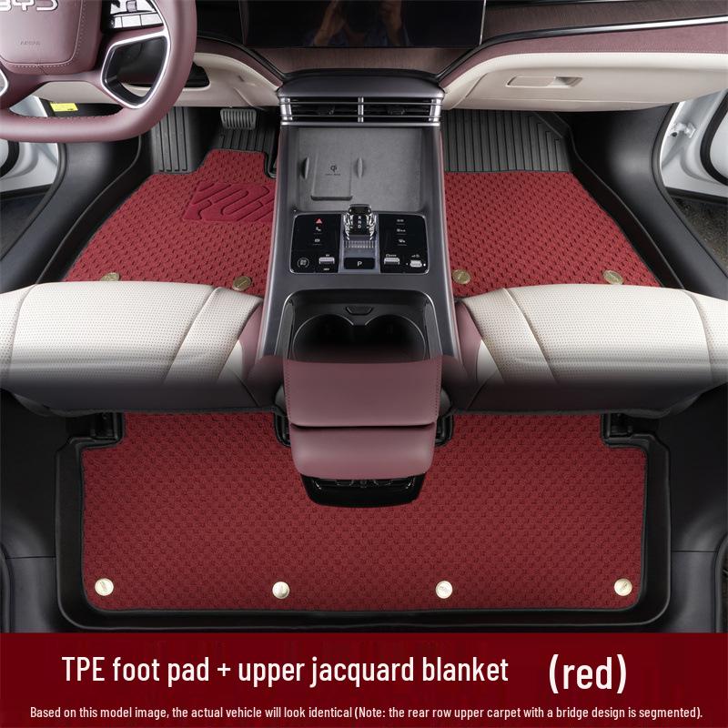 Volkswagen Tayron 21-24 Eco-Friendly 3D High-Edge TPE Floor Mats