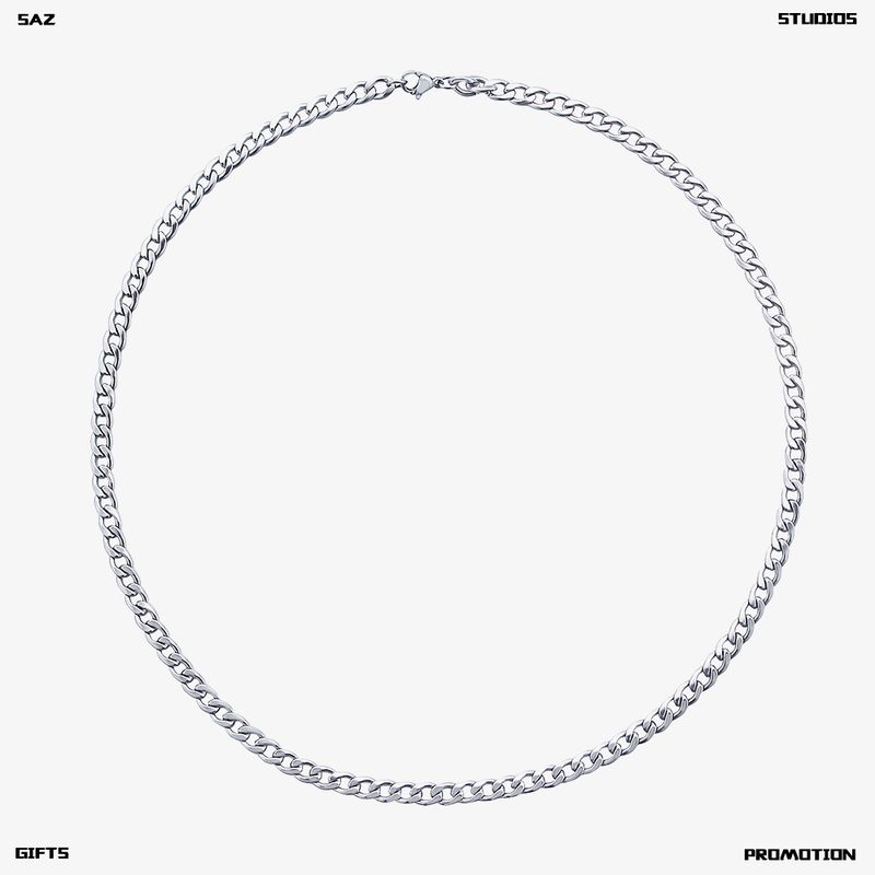 

INS Нейтральная Титановая Сталь Модная Крутая Уличная Двойная Подвеска NK chain 45cm