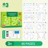 Educational Kids Magic Copybook Set Reusable Tracing Workbook for Handwriting Skills