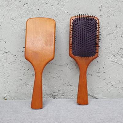 Wood Square Paddle Brush Large (S11081520)