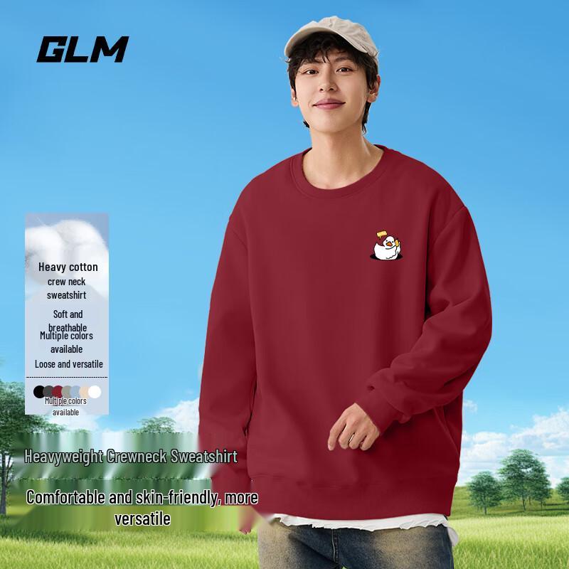 

Men s GLM Knit Round Neck Sweatshirt M