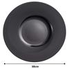 NARUMI Plate, Matte Bright Black, 30cm, Made In Japan, 58045-0C5220
