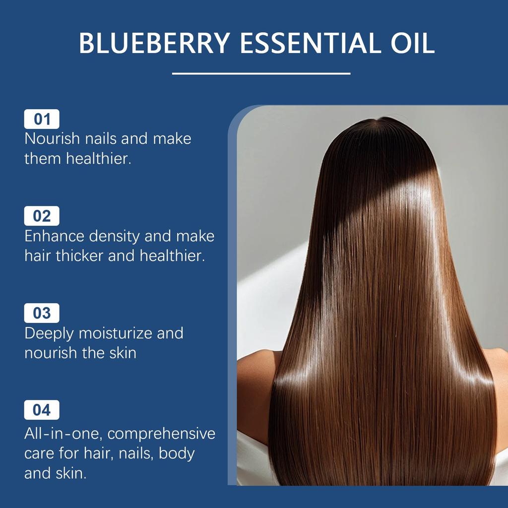 Blueberry Soothing Oil, All-in-one Oil, Nourishes Face, Body, Hair, Nails, For Diffusers And Aromatherapy,100ML