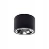 Light Prestige Camino GU10 Surface-Mounted Ceiling Lamp with Motion Sensor, Black