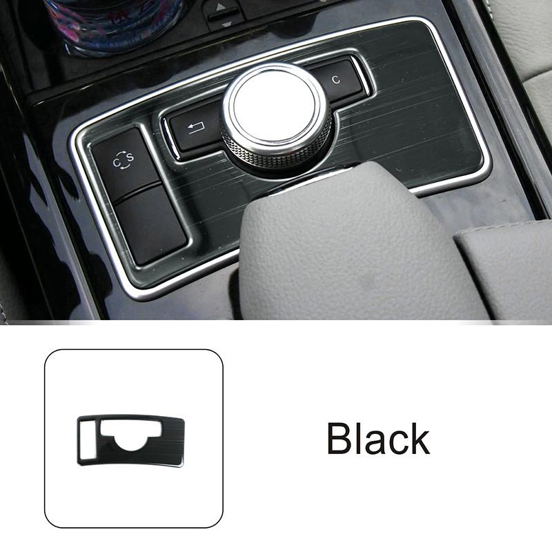 For Mercedes Benz E Class W212 2009-2011 Car Central Control ES Switch Panel Frame Decoration Sticker Trim Interior Accessories