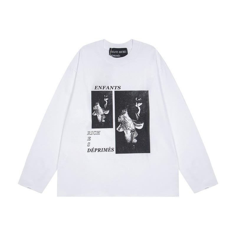 ERD Sad Rich Kid Lip Print Letter Oversized Hoodie Men Women