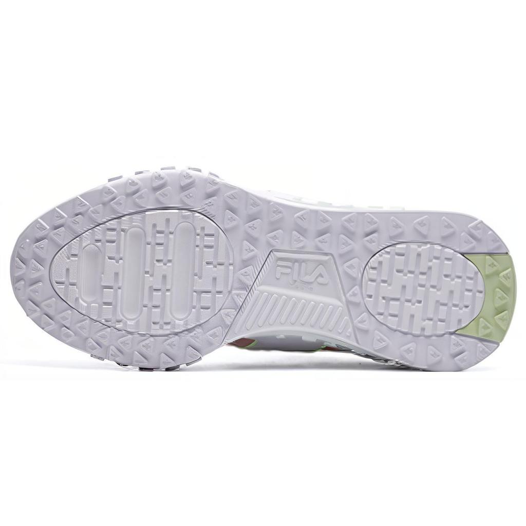 FILA Brick Fabric Synthetic Leather Two-Layer Cowhide Comfortable Low-Top Lifestyle Shoes Women sneaker White Pink F12W211119FWS