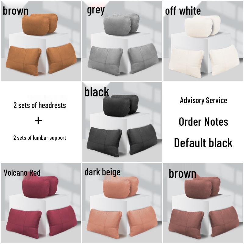 11th Gen Honda Civic Seat Headrest & Lumbar Support Pillow Set