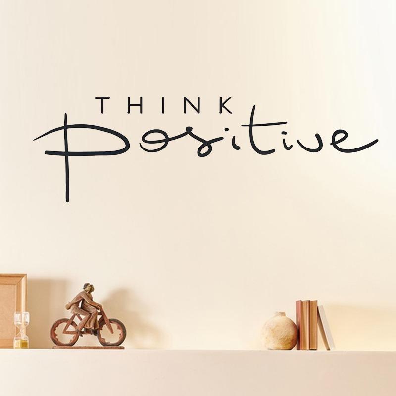 1PC Personalized English Slogan Wall Sticker Warm Home Living Room Bedroom Studio Background Wall Decoration Wall Sticker