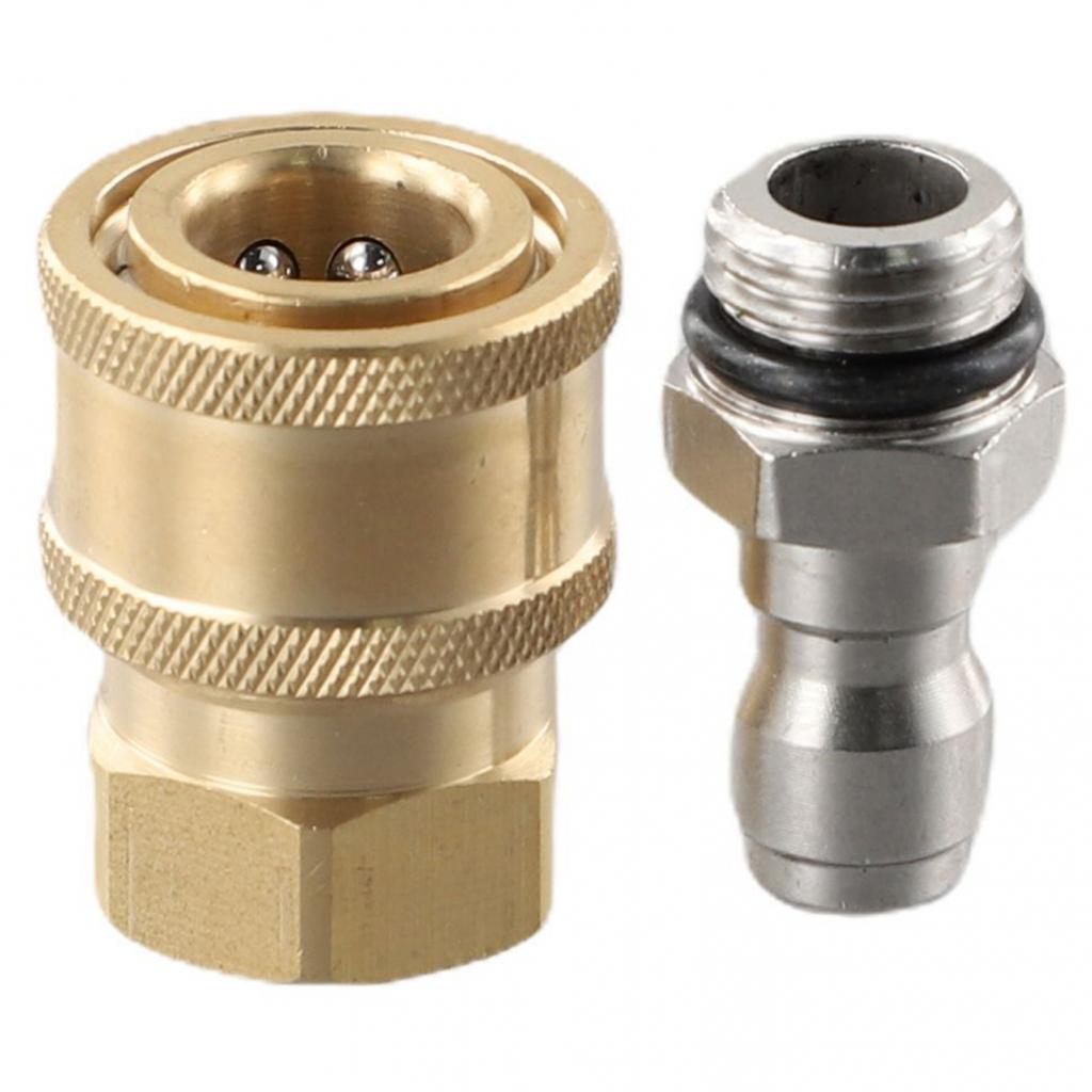 Pressure Washer Quick Connect Adapter Connectors 1/4 Male M22/14 Female