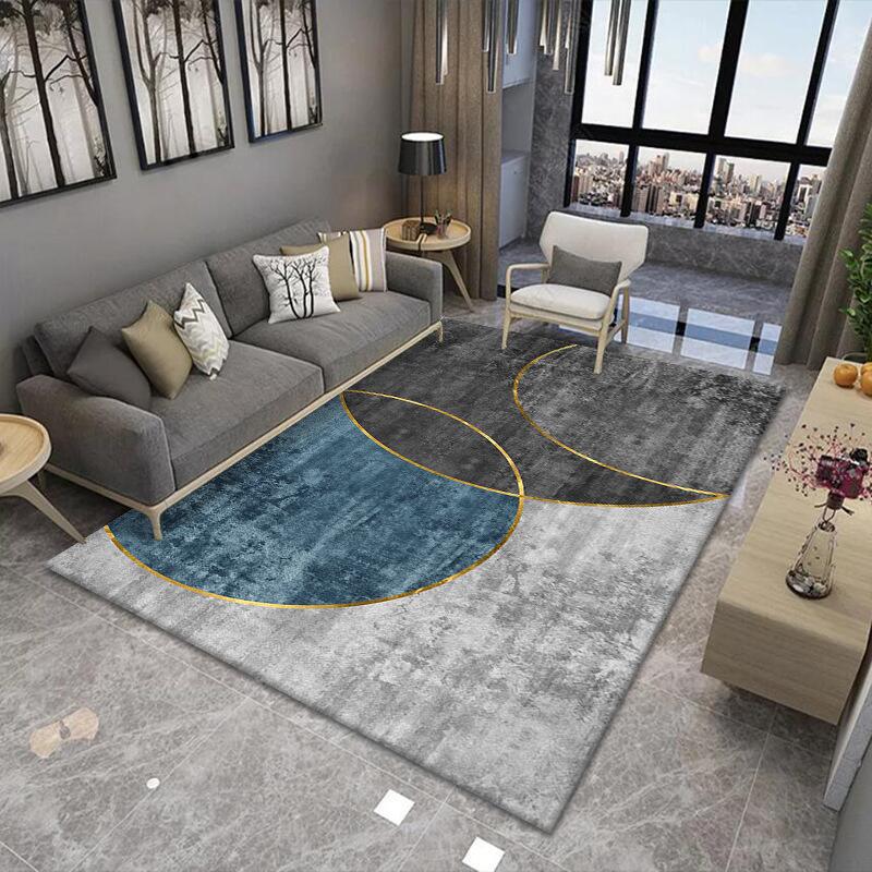 Modern Geometry Carpet In the Living Room Sofa for Luxury Bedroom Girl Bedside Decoration Home Accessories Large Rug Essentials