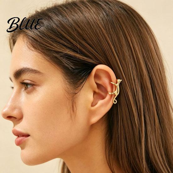 Clip on Earrings for Women 1 Pc Cute Cat Ear Cuff Earring Women Funny Kitten Shape Ornament Animal Cartilage Wrap Around Earring Non Piercing