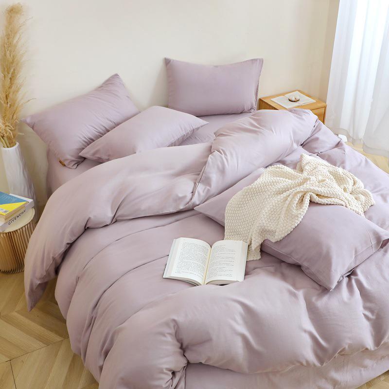 Princess Style 100% Cotton Double-Layer Gauze 4-Piece Bedding Set - Skin-Friendly and Baby-Safe