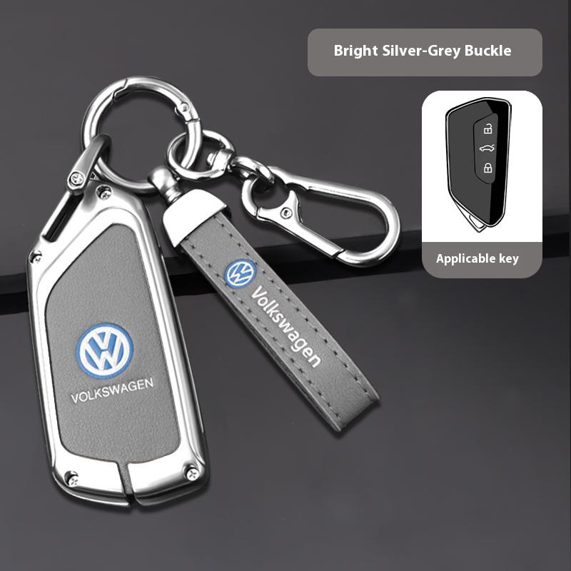 For Volkswagen VW GTD Magotan Golf 8 MK8 ID.3 ID.4 ID.6 Accessorie Car TPU Zinc Alloy Key Case Bag Car Key Chain Metal Key Shell