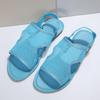 Womens Ultra-Breathable Mesh Slip-On Sandals 2025 Summer New Casual Flat Bottom Breathable Mesh Sandals Beach Walking Shoes