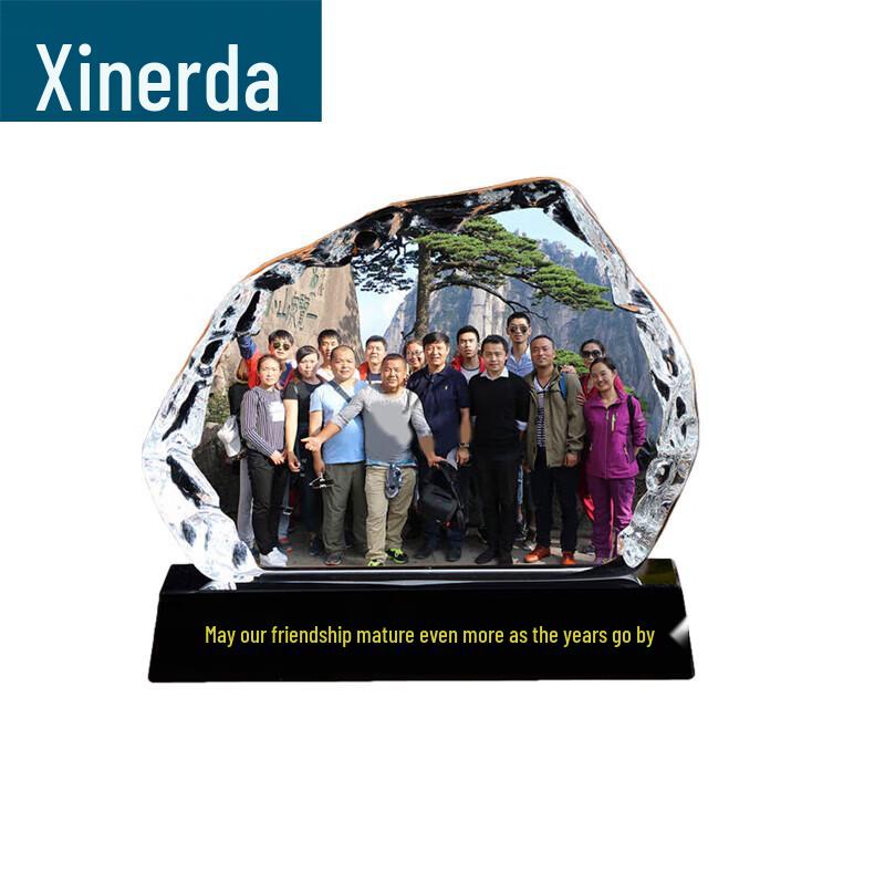 Personalized Crystal Commemorative Photo Frame