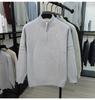 Men's Retro Jacquard Stand Collar Zipper Sweater - Autumn/Winter Casual Knitwear