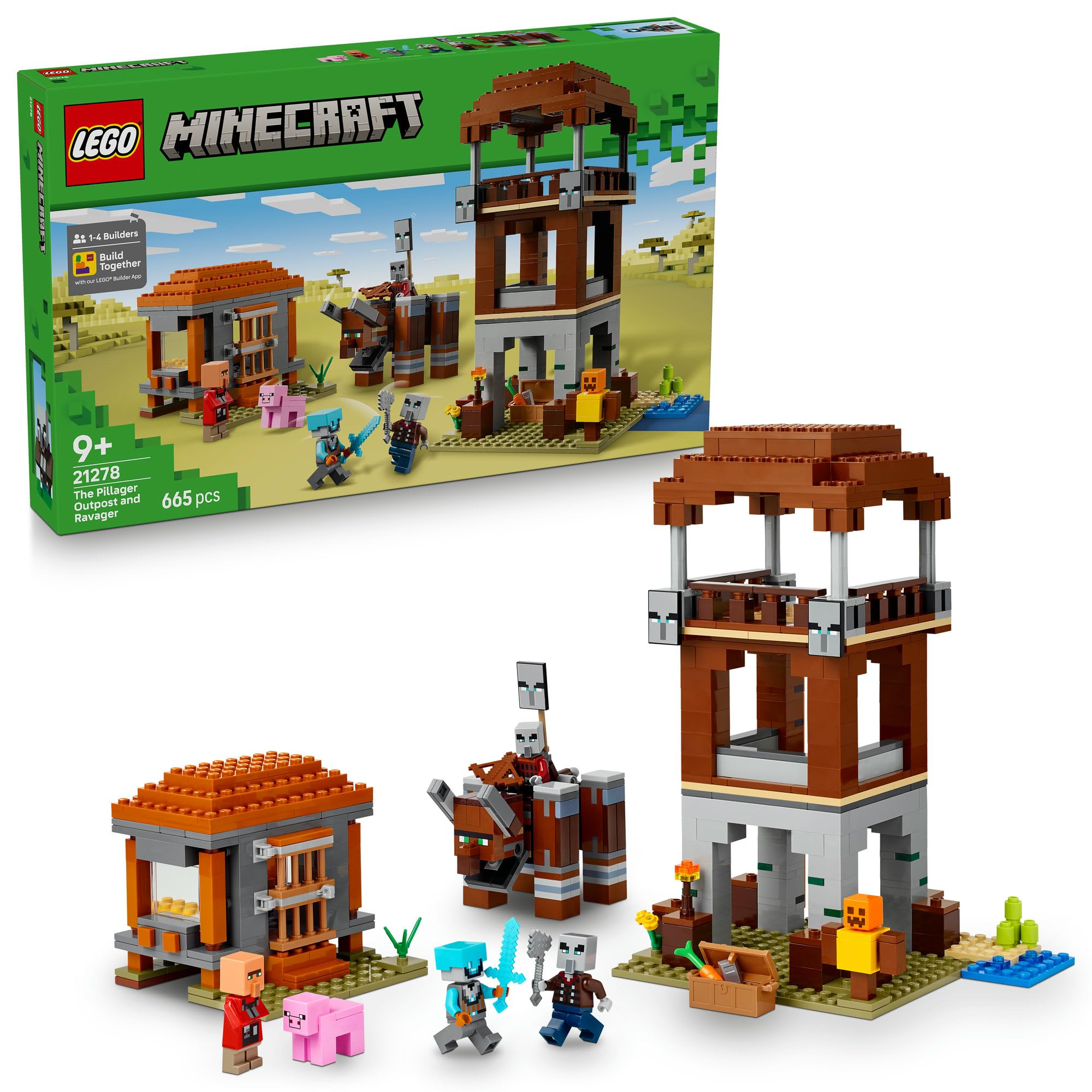 LEGO Minecraft Pillager and Ravager Playset 21278