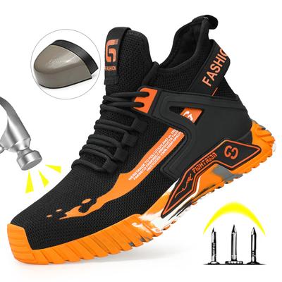 Hohe Herrenstiefel Sicherheitsschutzschuhe Arbeitsschuhe mit Stahlkappe Herren Sicherheitsschuhe mit Durchtrittschutz Herren Damen Arbeitssicherheitsstiefel