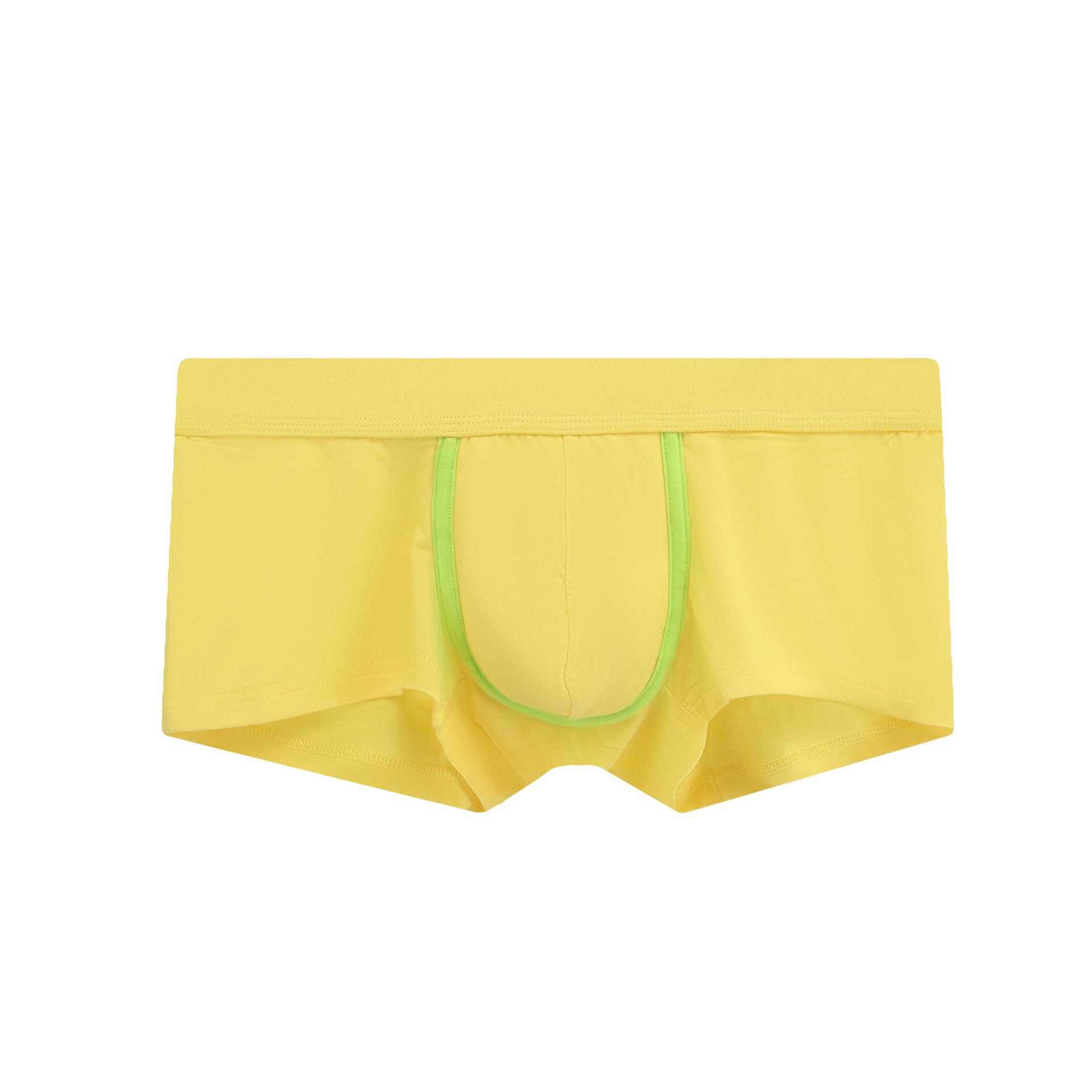 

Бестселлер 2025: Мужские нюдовые модальные антибактериальные дышащие боксеры-слипы XX-Large флуоресцентный желтый