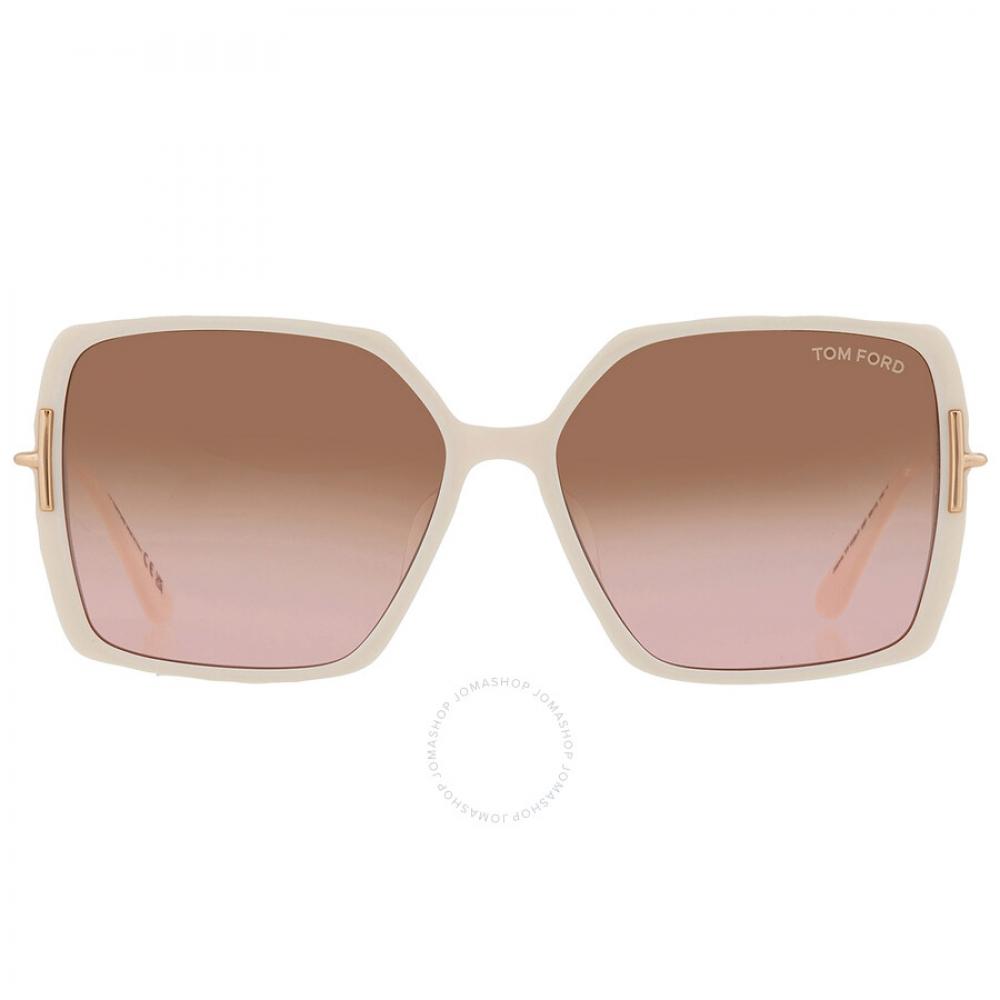 

Tom Ford Joanna Shiny Deep Gold Butterfly Ladies Sunglasses FT1039 F 25F 59