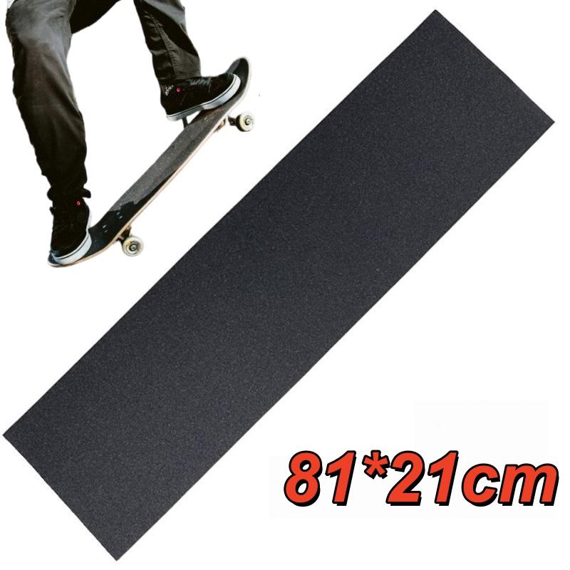 Non-Slip Skateboard Grip Tape Self Adhesive Sandpaper 81x21cm 1Pcs Waterproof for Skate Park Scooter Longboard Replacement