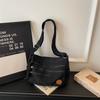 Women's Bag Solid Shoulder Bag Lightweight Nylon Crossbody Bag