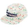 Supreme Jacquard Fleuri New Era Blanc