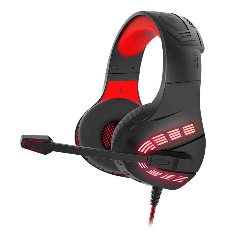Headphones 3.5mm Wired Gaming Headset Earphones Music For PS4 Play Station 4 Game PC Chat computer With Microphone