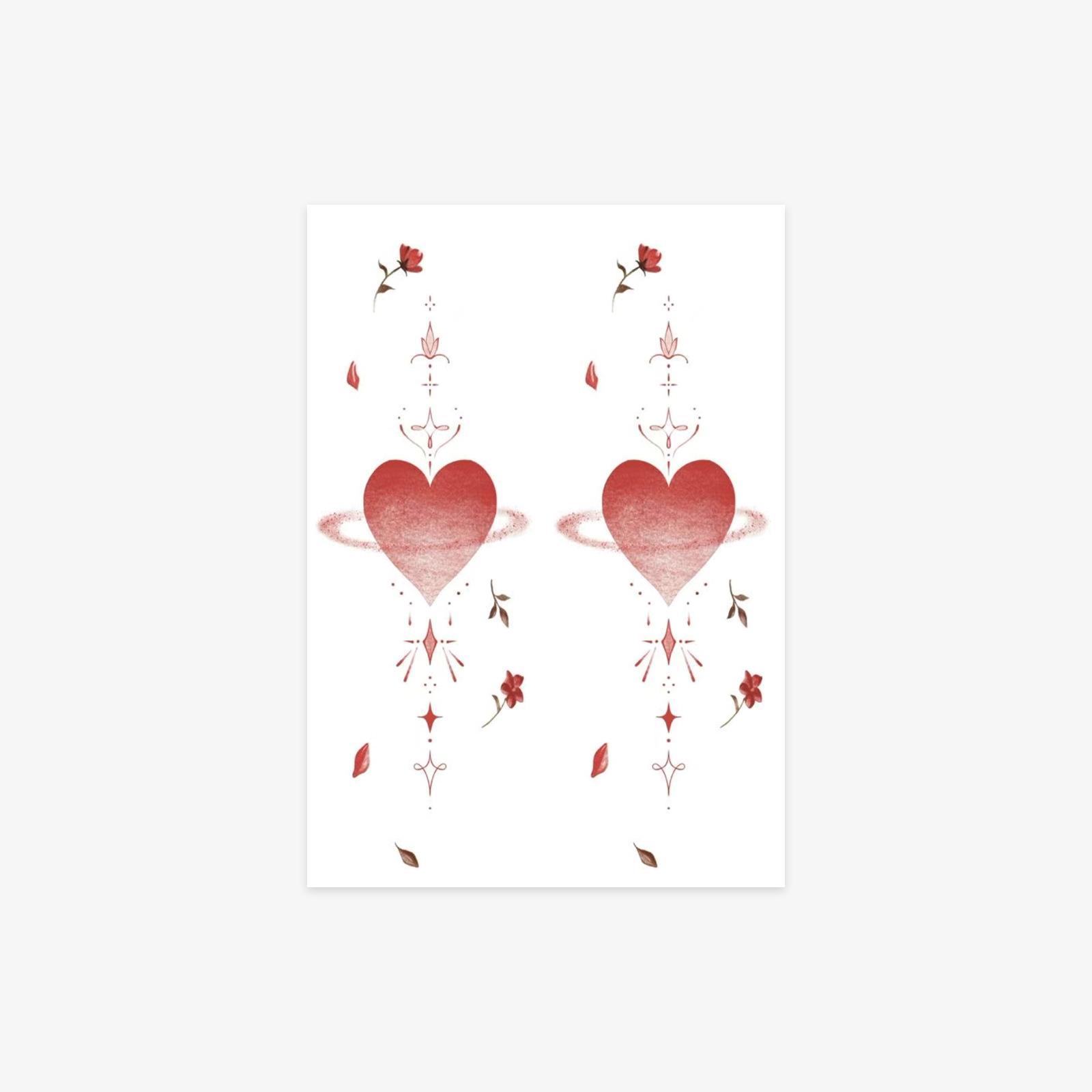 

Tattoo Stickers Spice Girls, Sweet Cool Pure Desire Wind Dark Tie Arms Waist Colored Love Tattoo Stickers 7*10