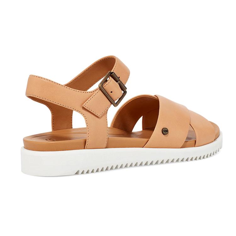UGG Sports Sandals 'White Brown' Women's 1116372-PRCN