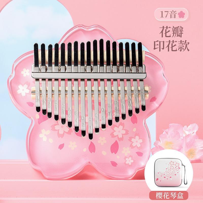 Crystal Thumb Piano 17 Tone Kalimba Acrylic Thumb Piano Finger Pianoforte Musical Instruments