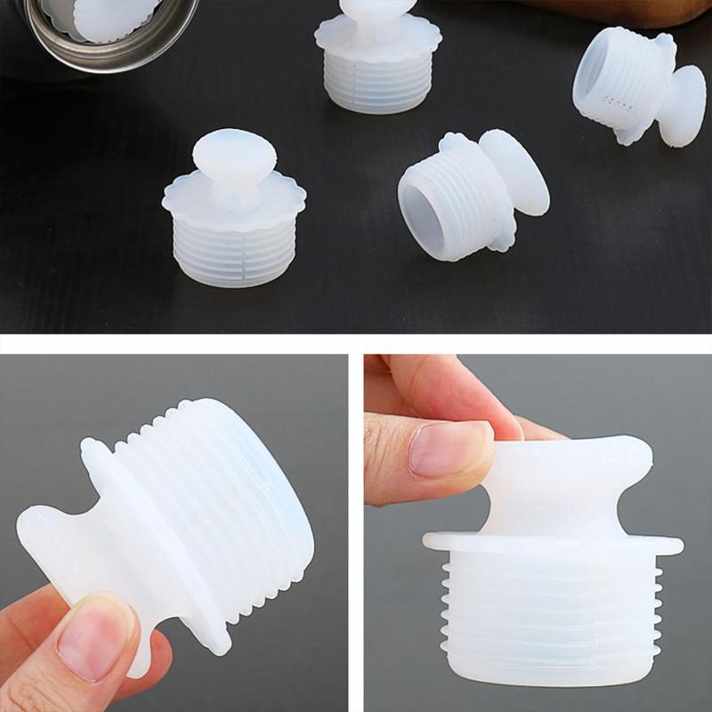 Bottle Stoppers Replacement Silicone Cork Plug Safe Vacuum Flask Lid Cap Kettle Insulation Pot Stopper Parts for