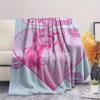 Sabrina Poster Printed Flannel Blanket, Soft Throw for Bedroom Sofa, Washable, Fan Merchandise, Great Gift.