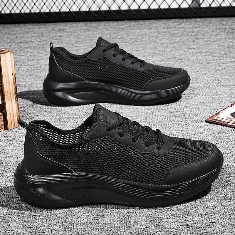 Męskie miękkie buty sportowe Oddychające modne siatkowe buty do biegania Wygodne męskie wysokiej jakości lekkie trampki na świeżym powietrzu dla mężczyzn