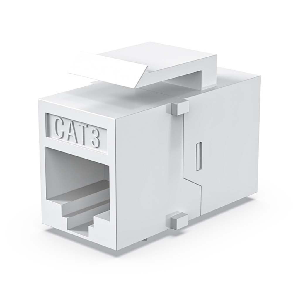 Network Cable Connectors RJ11 Connector Straight Through Telephone Module RJ11 Extender Plug
