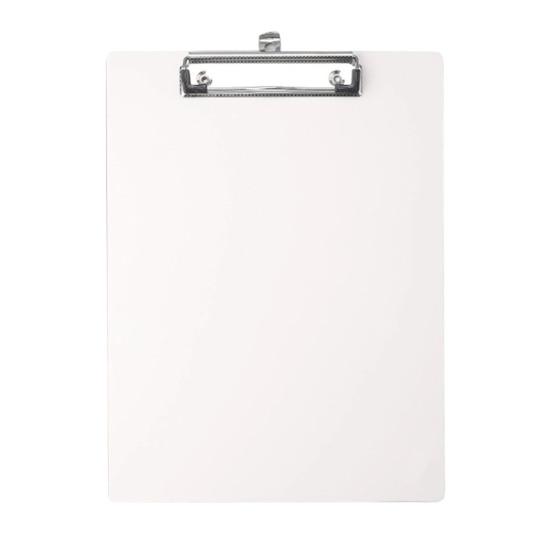 Office Clipboard A4 Letter Size Plastic Clipboard, Hard Board with Low Profile Stable Writing Surface Clip, Lightweight Solid Color for School