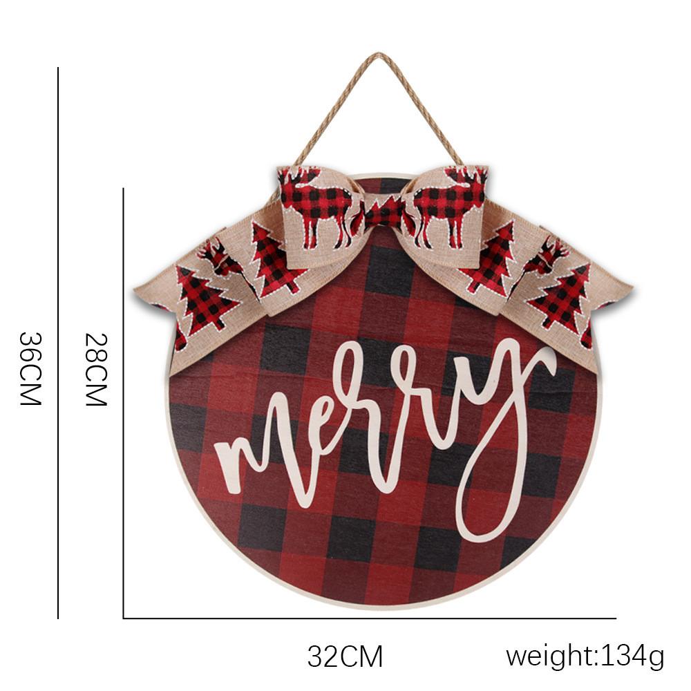 

Charming Merry Wooden Christmas Sign With Rustic Design For Holiday Door Decoration Merry Tag