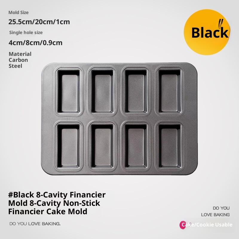 1 Stück 8 Mulden Backform Mini Kastenformen Toast Muffing Antihaft Pfanne Ofen Backform Cupcake Form Backwerkzeuge für den Heimgebrauch