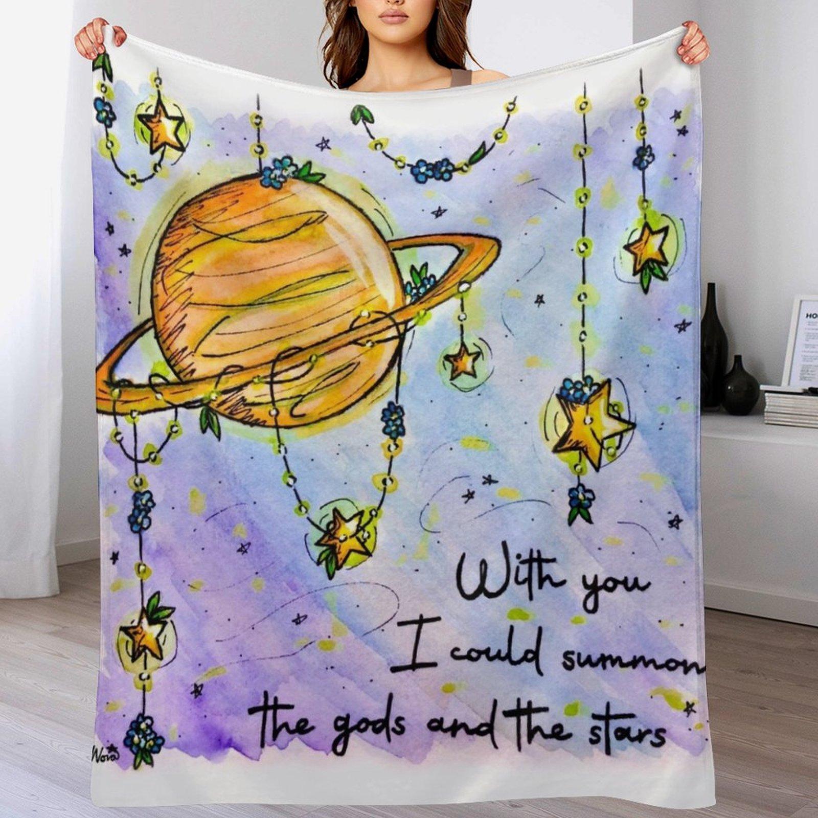 

Battle Cries Gods The Stars Inspired by The Amazing Devil Throw Blanket Luxurious Soft Blanket Holiday Gift for Family 102x76cm(40x30in)