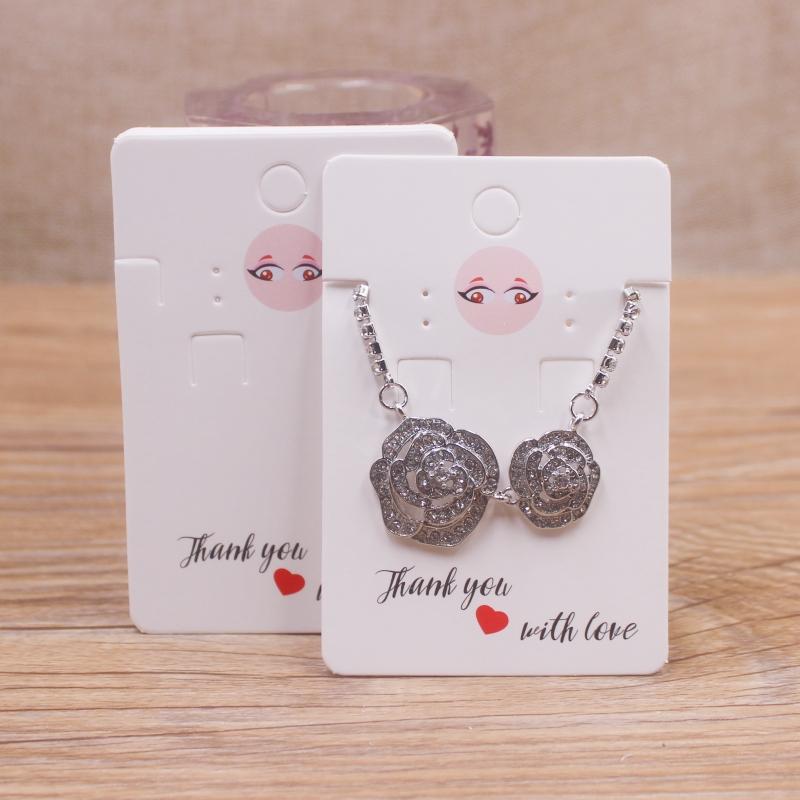 Hot sale 50Pcs Multi-Style Jewelry set package Card 6*9cm Flower/ marbling design necklace earring pendant package card