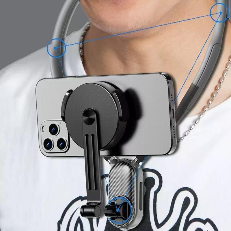 Shock Absorption and Anti Shake First View Magnetic Mobile Phone Neck Bracket