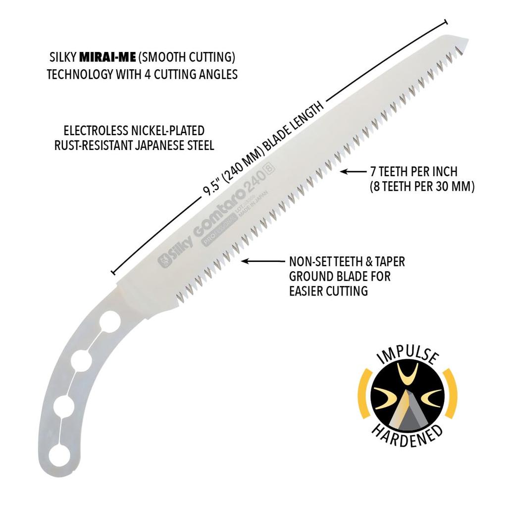 Silky Gomutaro Coarse Replacement Blade 240mm 103-24