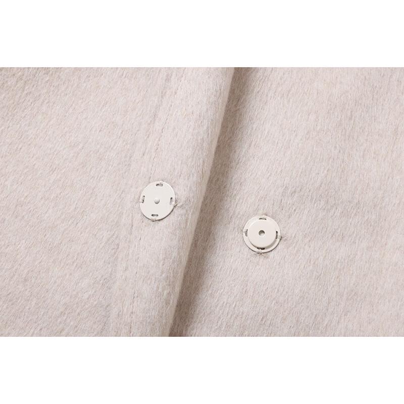 G·TENNA BN-B88906 Women's Mid-Length Cashmere Blend Coat