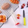 Tăiător de struguri Tăiător de căpșuni Cutter mic de roșii pentru cireșe Suport recipient pentru fructe Cutter de tăiat salată de fructe Instrument pentru copii