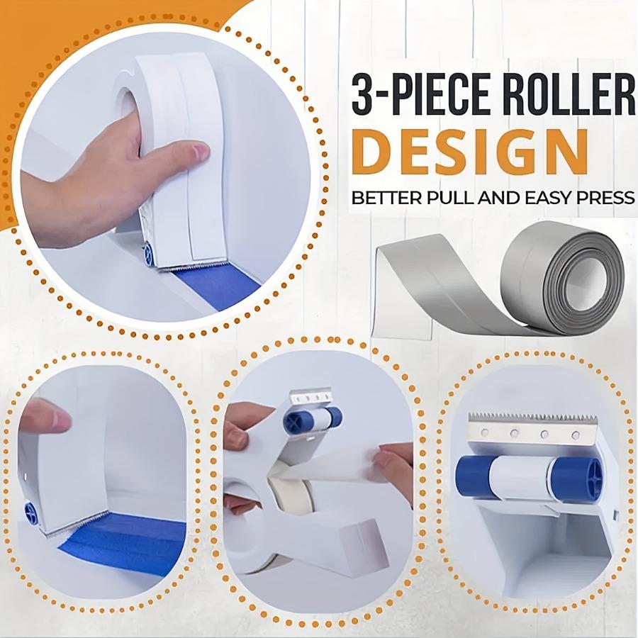 Seam Tape Sticker Machine Masking Tape Applicator Tape Machine For Meter Tape Applicator Dispenser With Tape Cutting Tool
