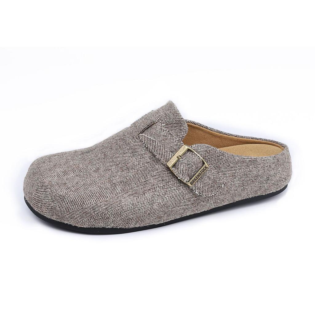 Summer new Baotou Boken Muller shoes women's 2025 new small thick sole inner height increase casual shoes versatile