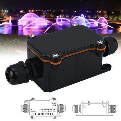 Flame Retardant Junction Box Anti-UV Stainless Steel 2 Way Waterproof Cable
