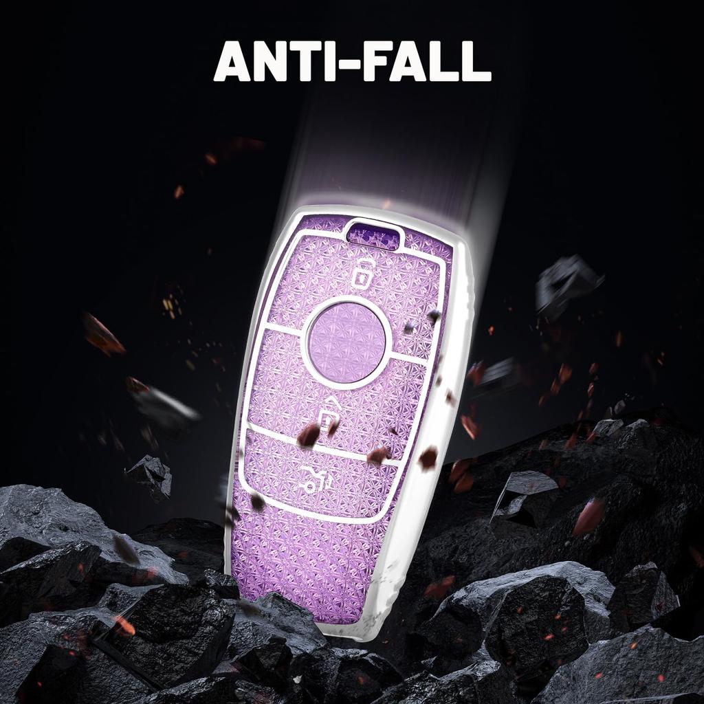 Car Key Cover Case Car Key Fob for Mercedes Benz Class A B C E G S CLA CLE CLS GLA GLC GLE GLK AMG Soft TPU KeyChain Car Key She