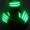 LED Laser Gloves & Glasses Set for Dance Performance - Luminous Props for Atmosphere & Interaction.
